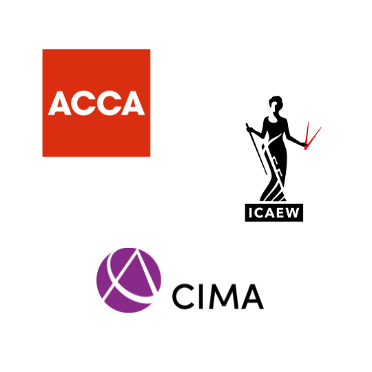 Accounting and Finance accreditations logos