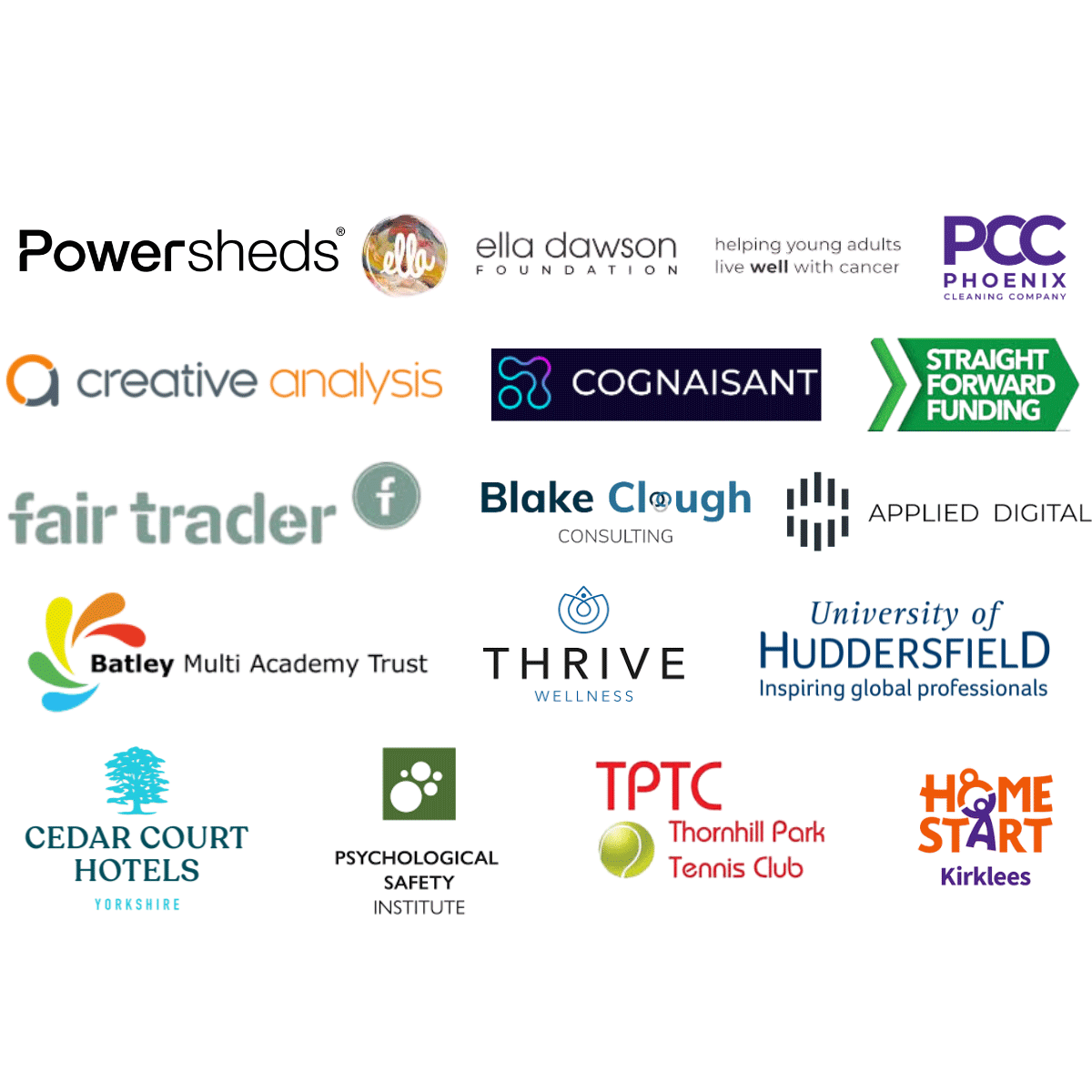 Post displaying all the logos of companies involved in GCP 2425