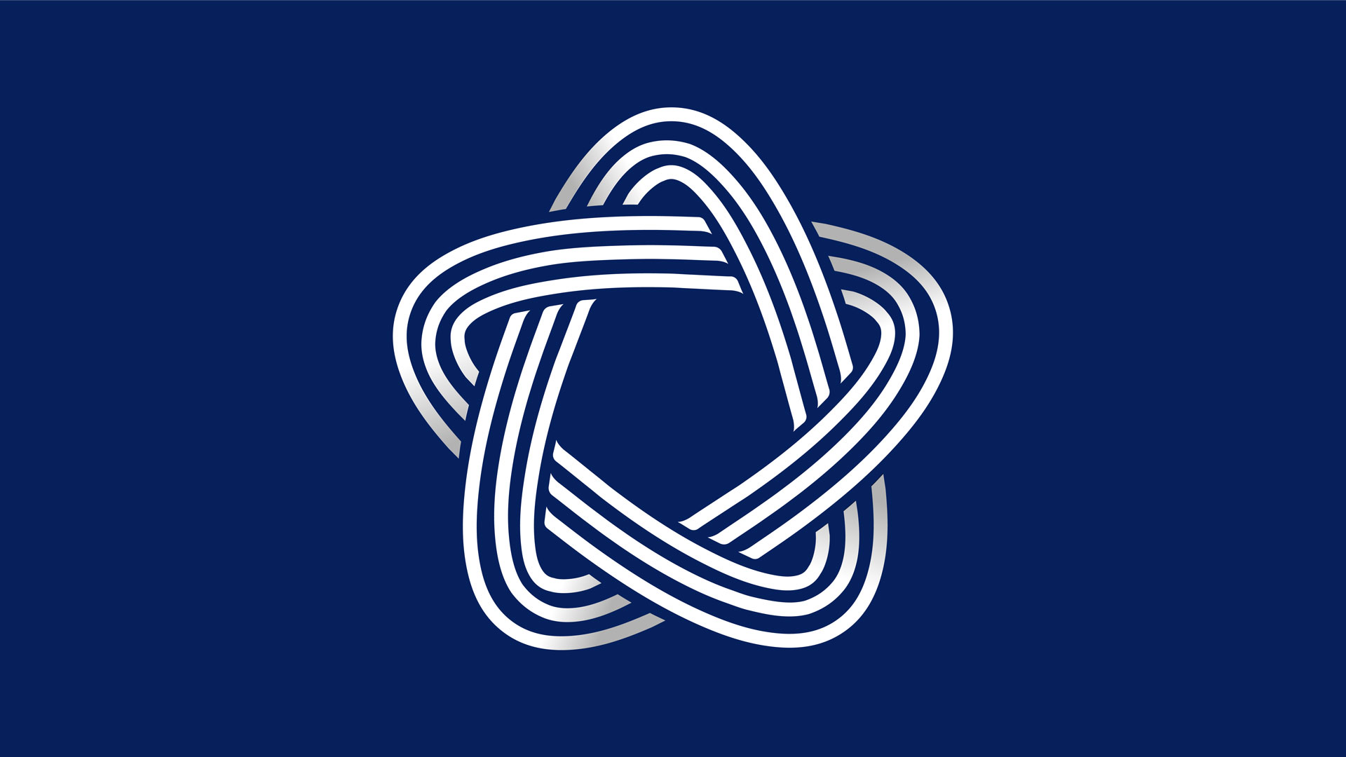 A five point white icon on a blue background to signify triple proof of teaching