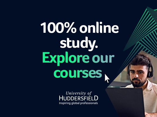 A banner which you can click on to access our distance learning course pages.