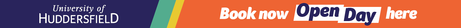 Open day banner on desktop