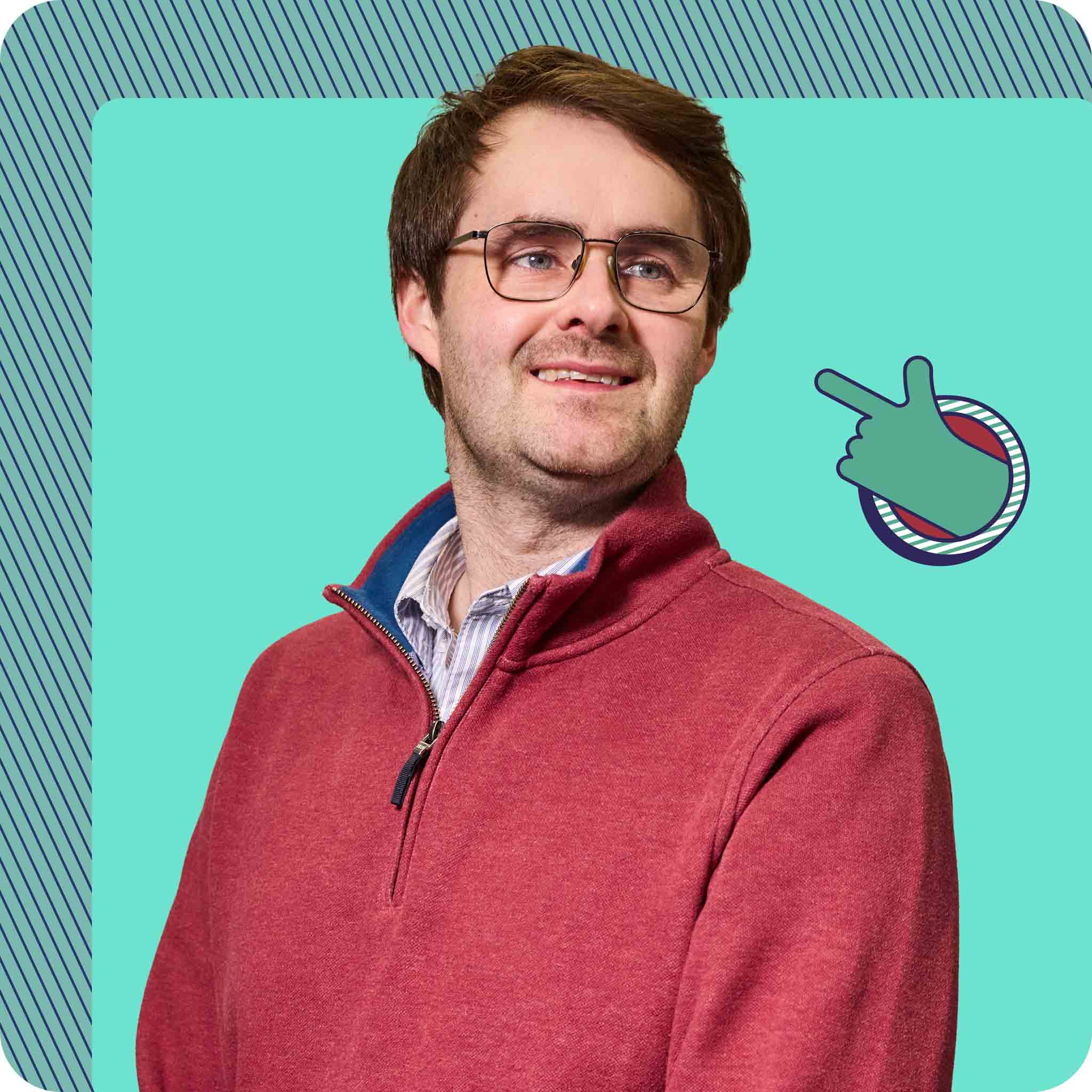 Image of a lecturer in from the school of computing and engineering