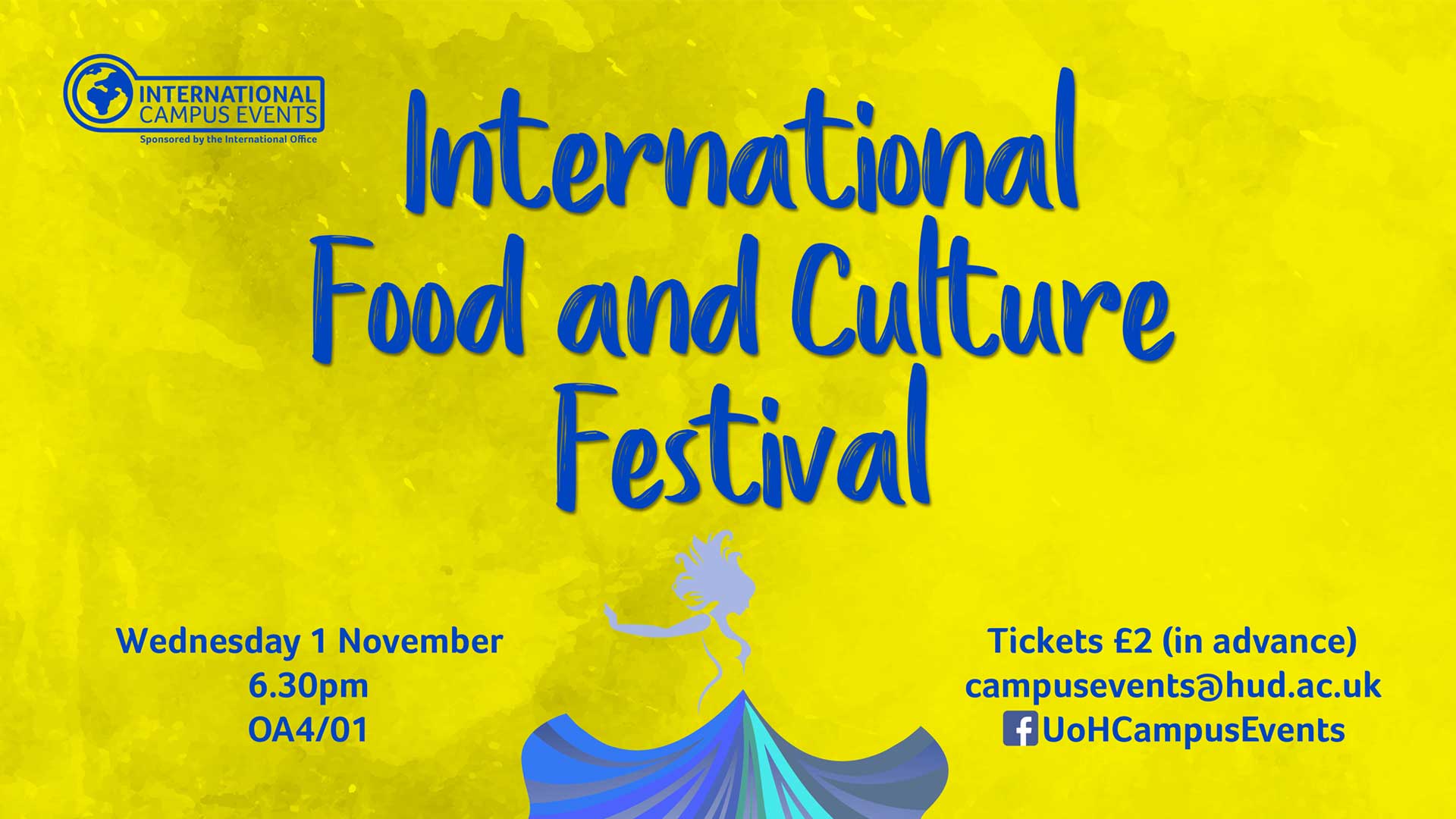 Graphic for the International Food and Culture Festival 2017