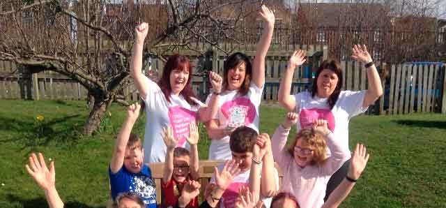 Joanne with Kelford Special School