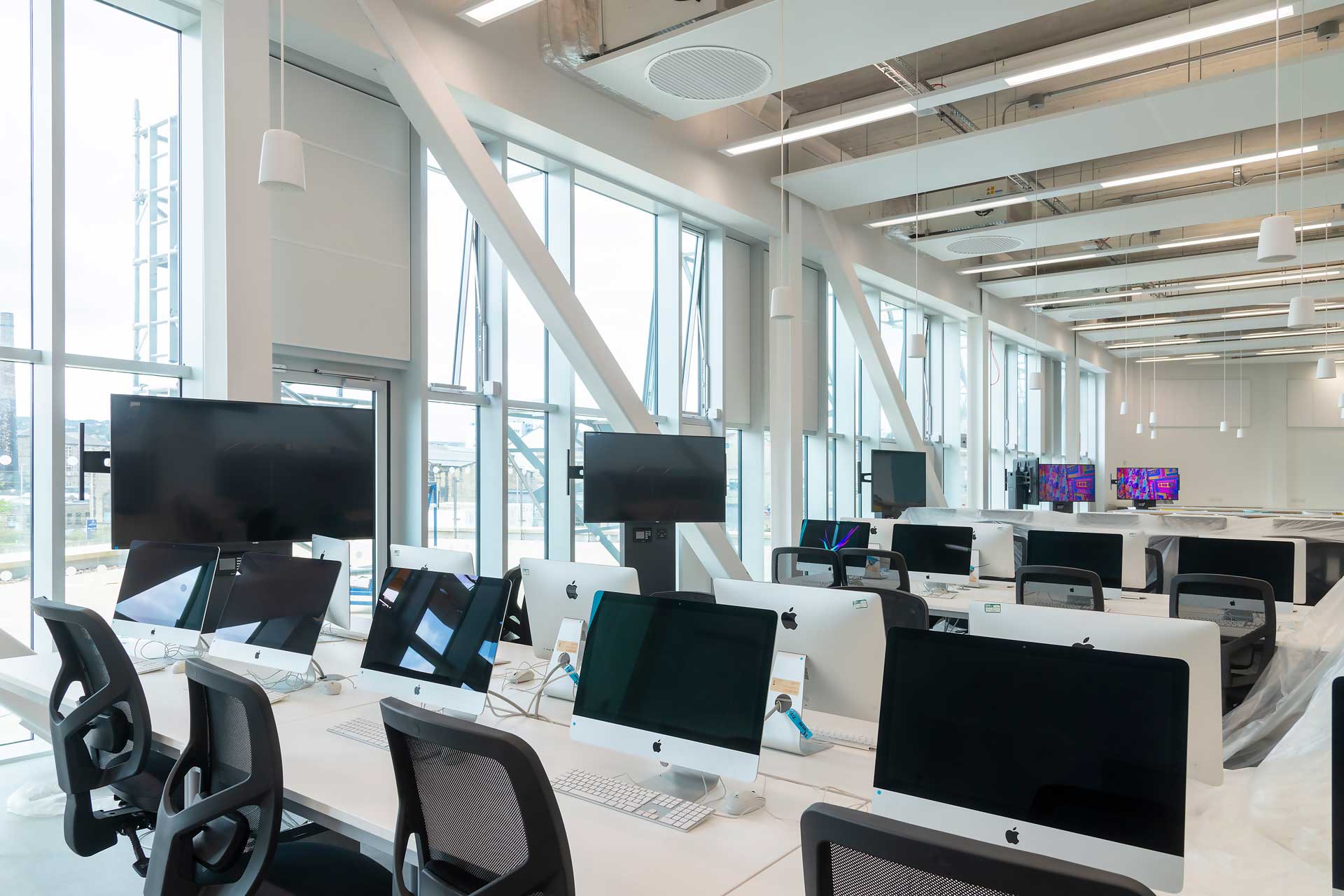 Graphic Design and Animation mac suite in the Barbara Hepworth Building