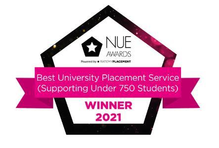 Huddersfield Business School NUE Placement 2021 Awards 