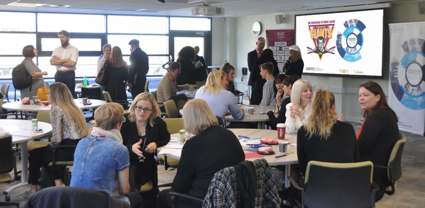 A breakfast networking event between HBS and Huddersfield Giants
