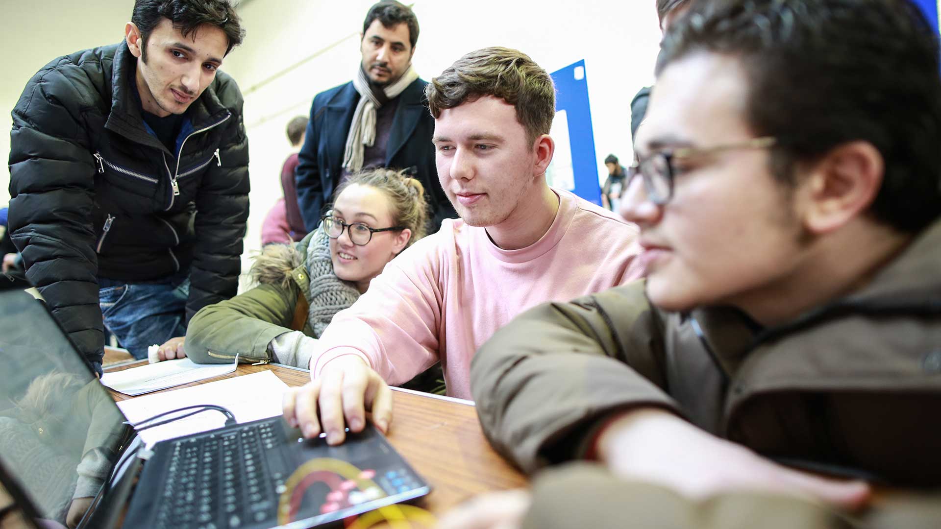 Students at the TALI project in January 2017