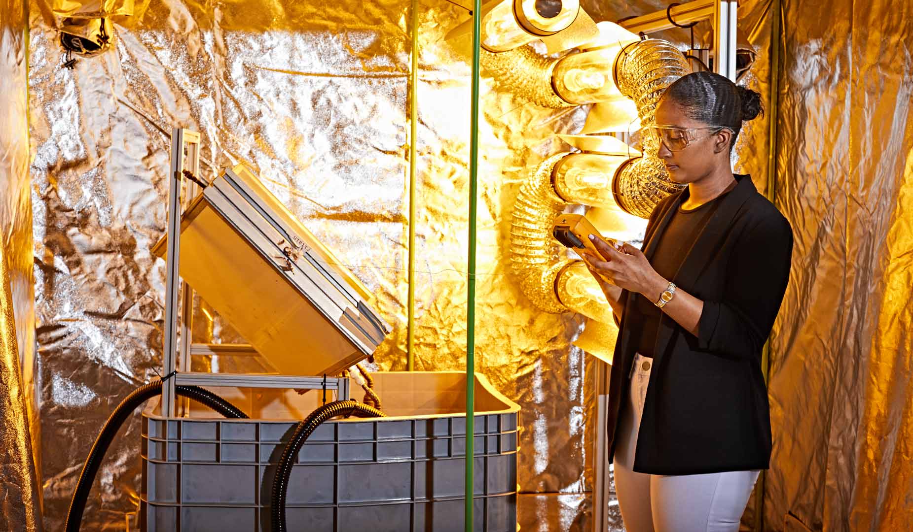 Mechanical Engineering Energy lab in the School of Computing and Engineering