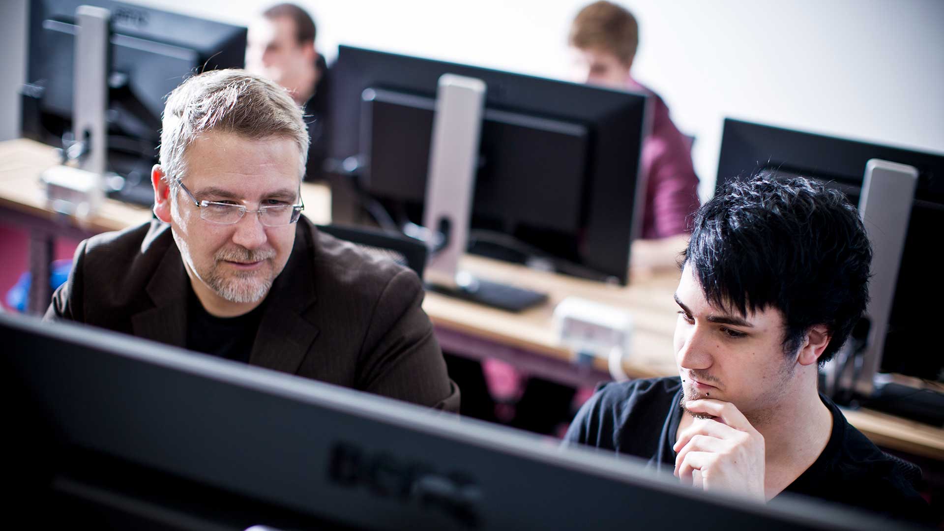 Games tutor with student