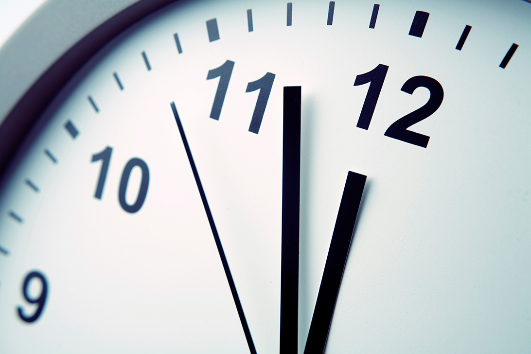 Stock clock image