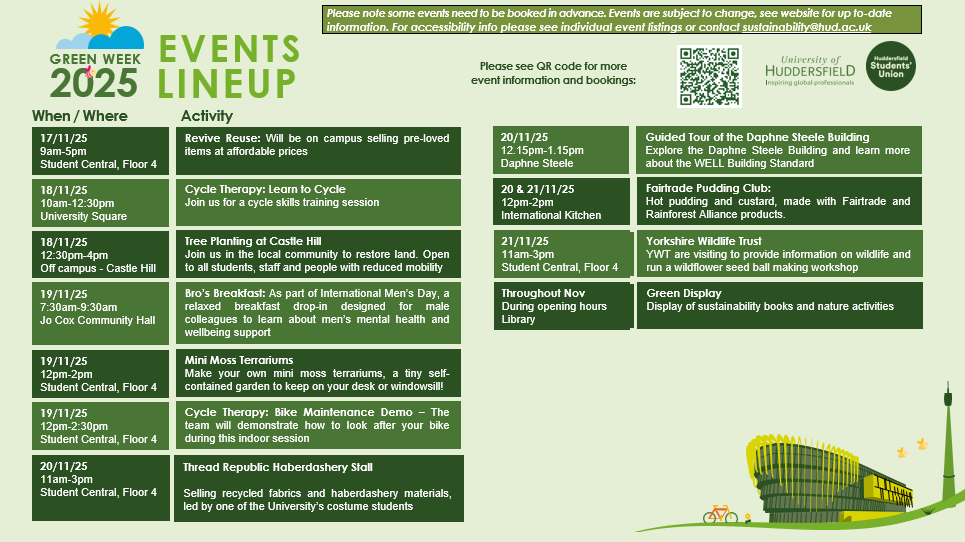 Green Week Schedule 2025