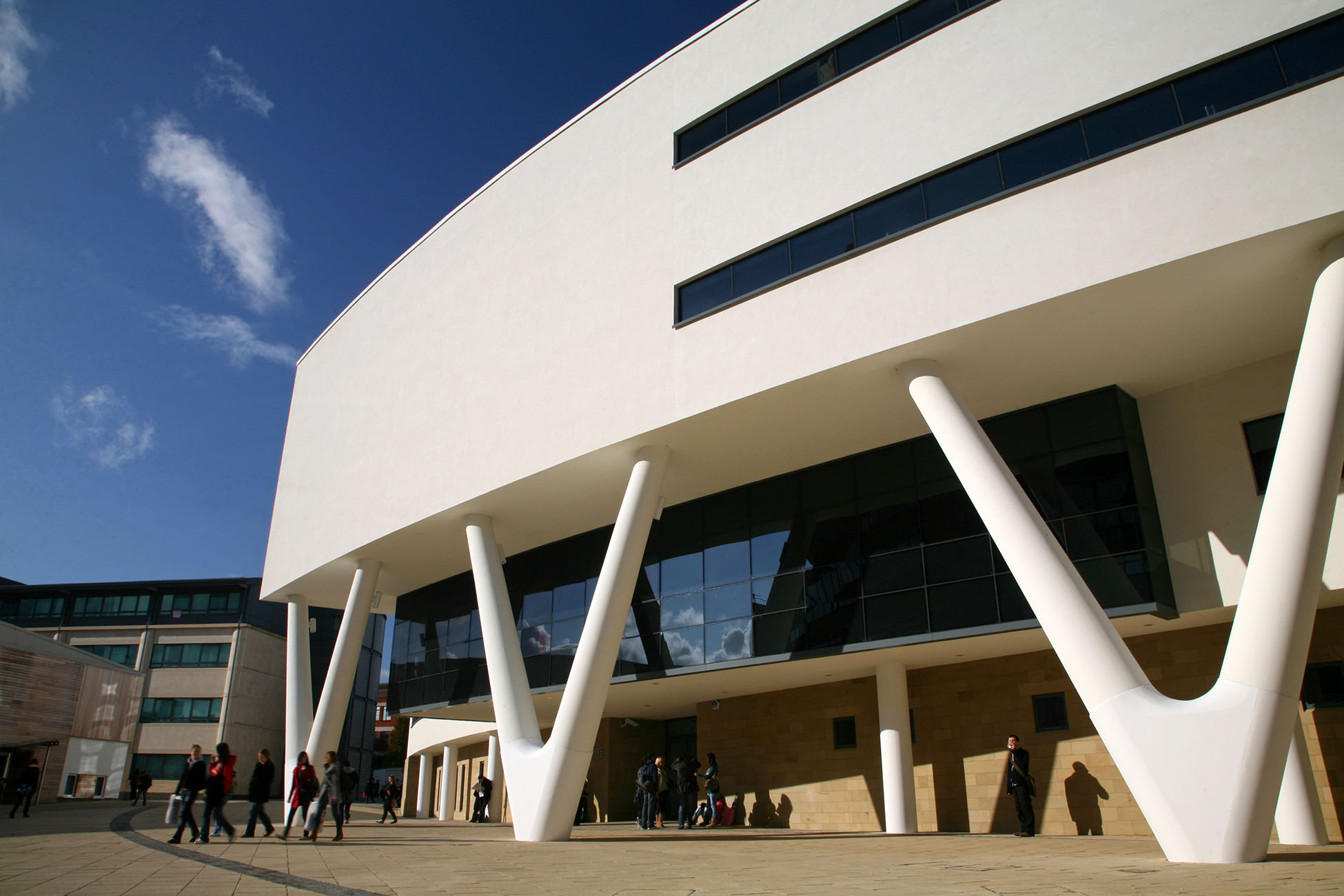 The exterior of the Richard Steinitz Building