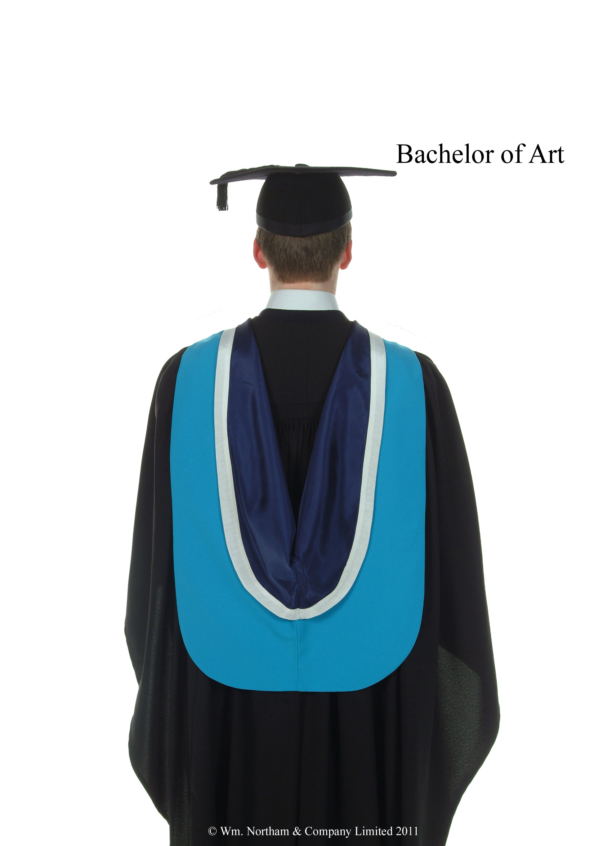 Bachelor of Art Gown back