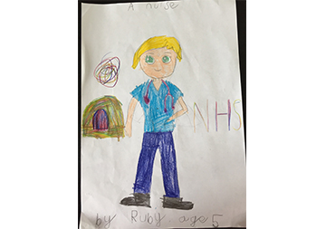 A nurse by Ruby to celebrate the Year of Nurse and Midwife