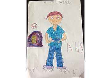 A midwife by Ruby to celebrate the Year of Nurse and Midwife