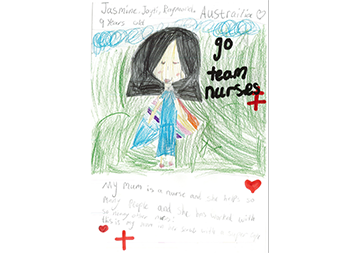 Jasmine, Joyti, Raymond aged 9