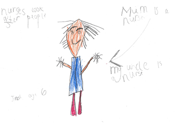 A nurse by Jonah aged 6