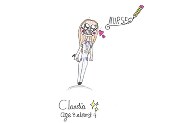 A nurse by Claudia aged 8