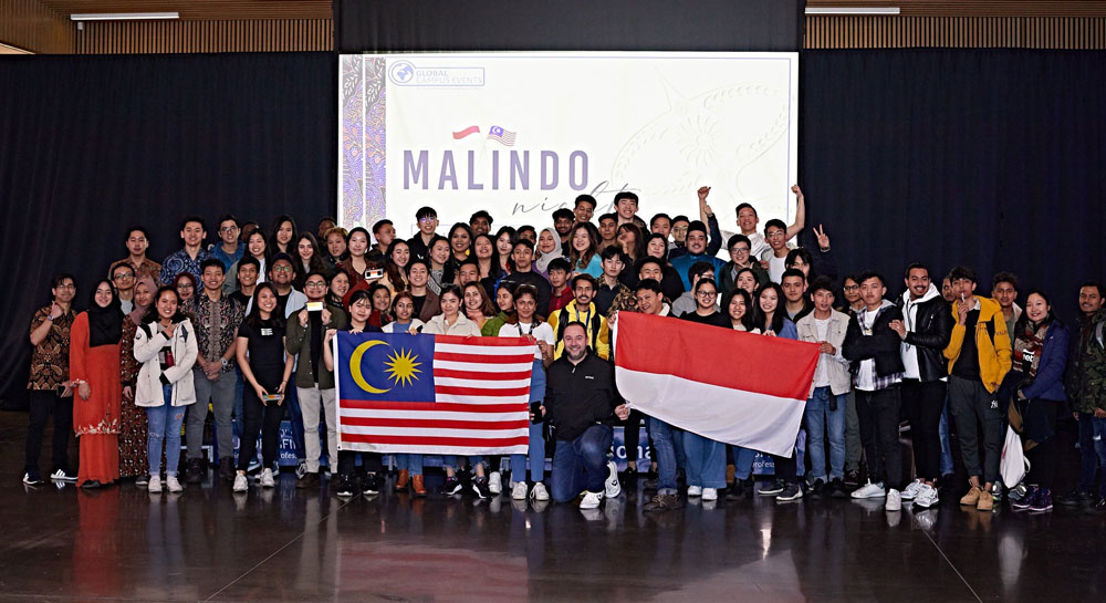 Malindo event - students from Malaysia and Indonesia