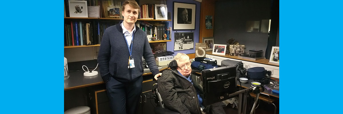 Pawel Woźniak and Stephen Hawking