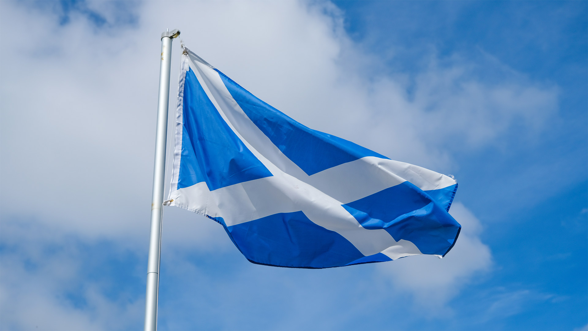 the national flag of Scotland