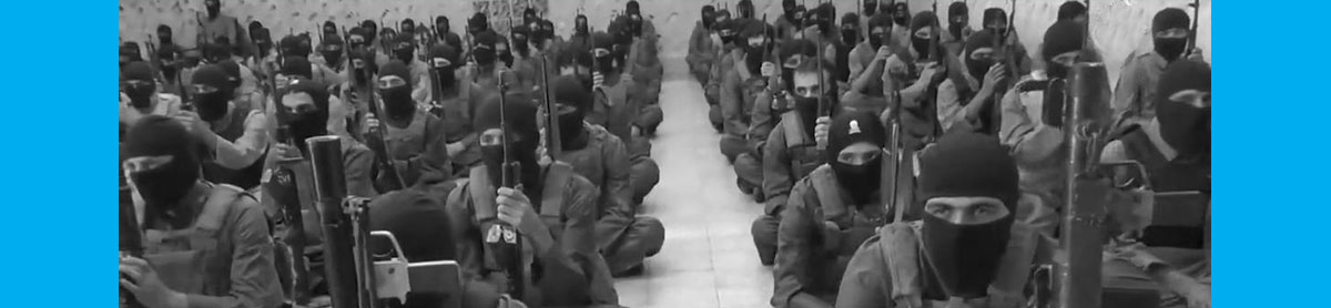 Islamic State recruits at a training camp