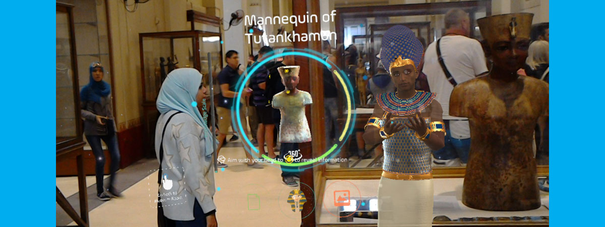 Tutankhamun hologram