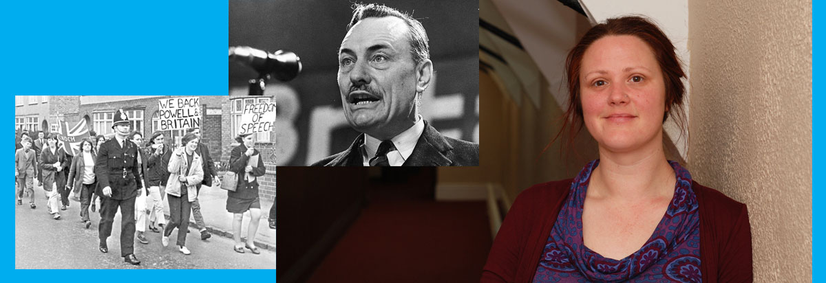 MP Enoch Powell and researcher Dr Leonie Jackson