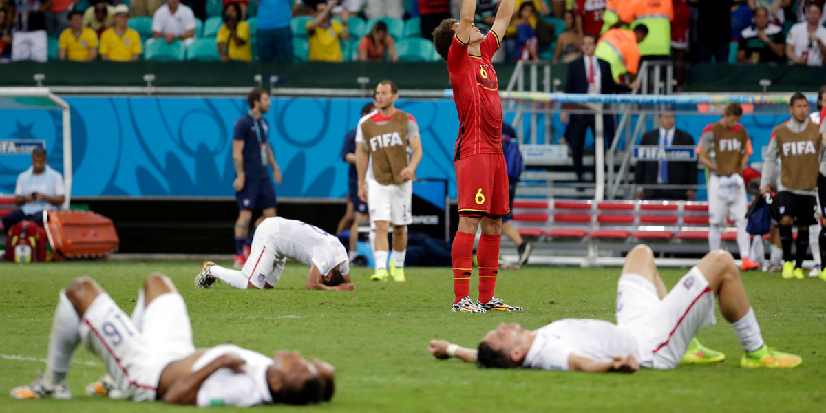 Footballers exhausted after defeat in extra time