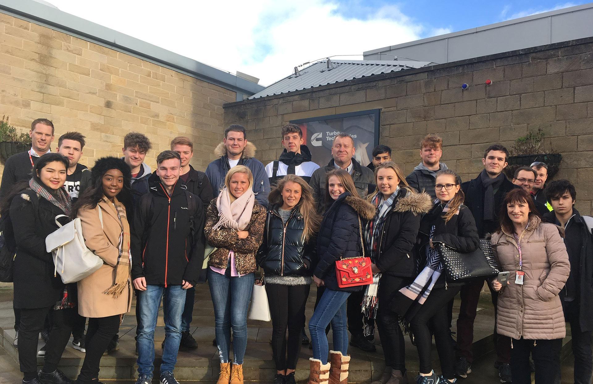 Cummins Corporation and first year Logistics and Supply Chain Management students on the Supply Chain Continuous Improvement Training course