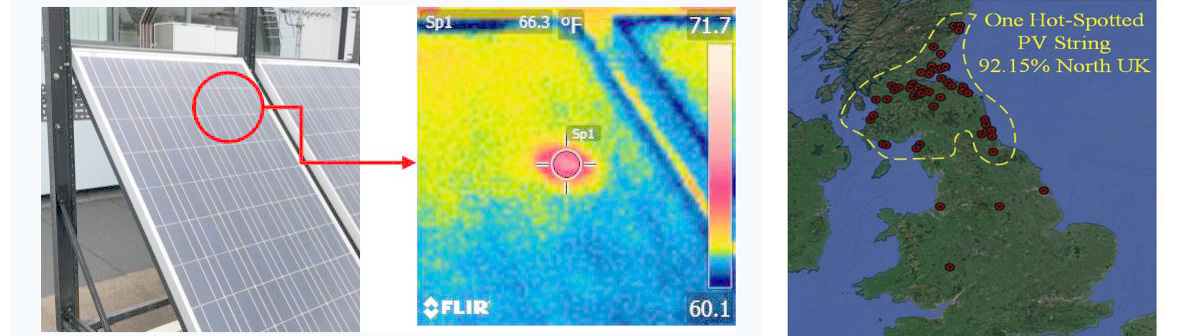 solar panel hot spots