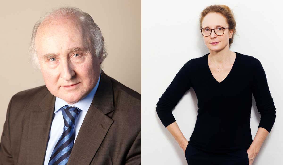 Professor David Croisdale-Appleby OBE and Rebecca Saunders