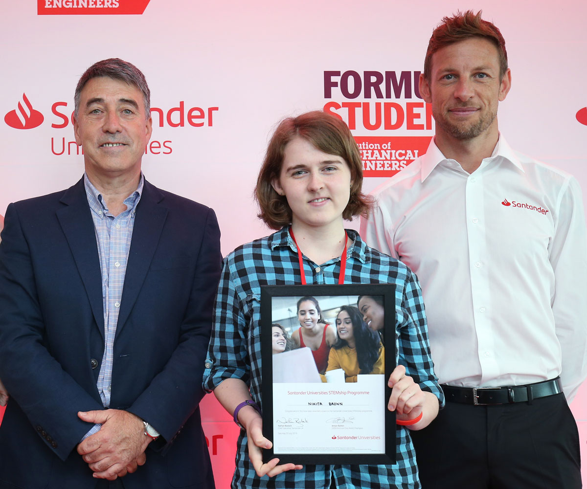 Mech Eng student Nikita Brown lands prestigious new Santander Universities STEMships scholarship