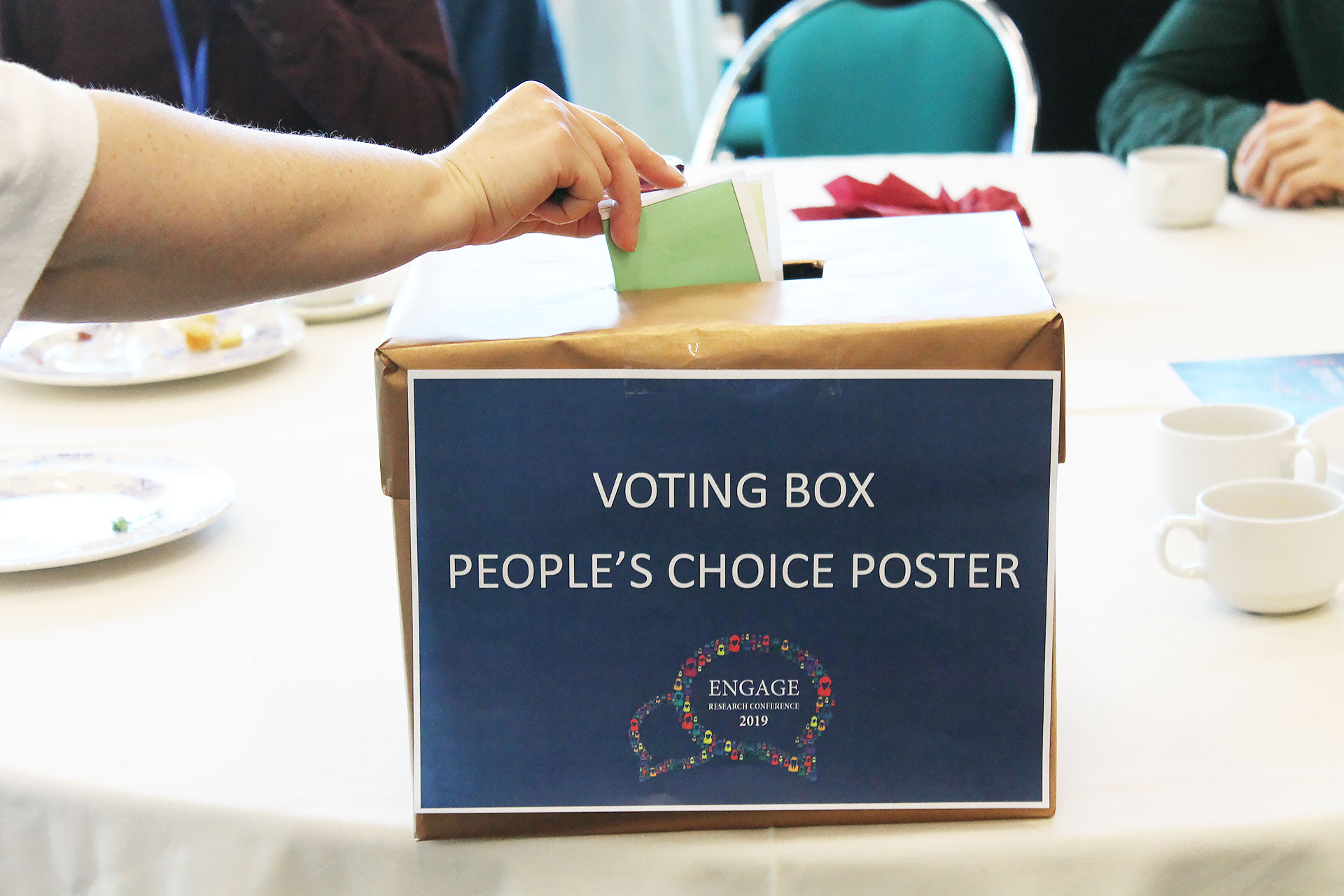 Engage Research Conference People's Choice Poster Ballot Box