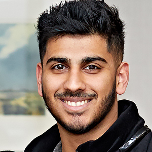 Sathpal Panesar smiling to camera