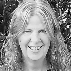 Sarah Williamson smiling to camera
