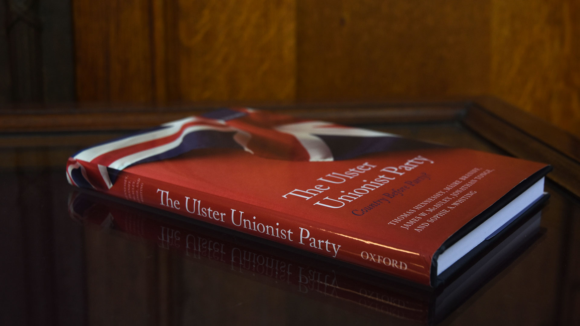 Book entitled The Ulster Unionist Party – Country Before Party? by Professor James McAuley