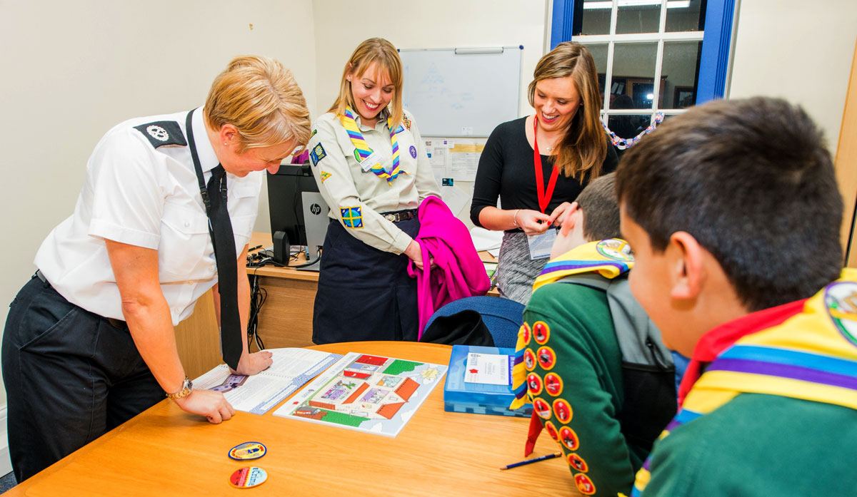 Dr Leanne Monchuk (right) with Assistant Chief Constable Catherine Hankinson (left).