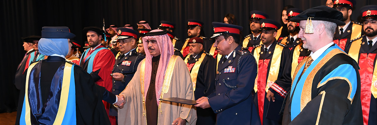 Female student graduating in Bahrain