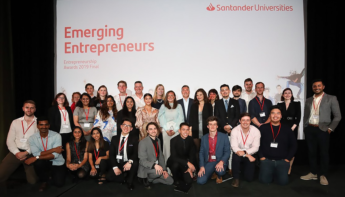 All of the finalists from the 2019 Santander Universities Entrepreneurship Awards