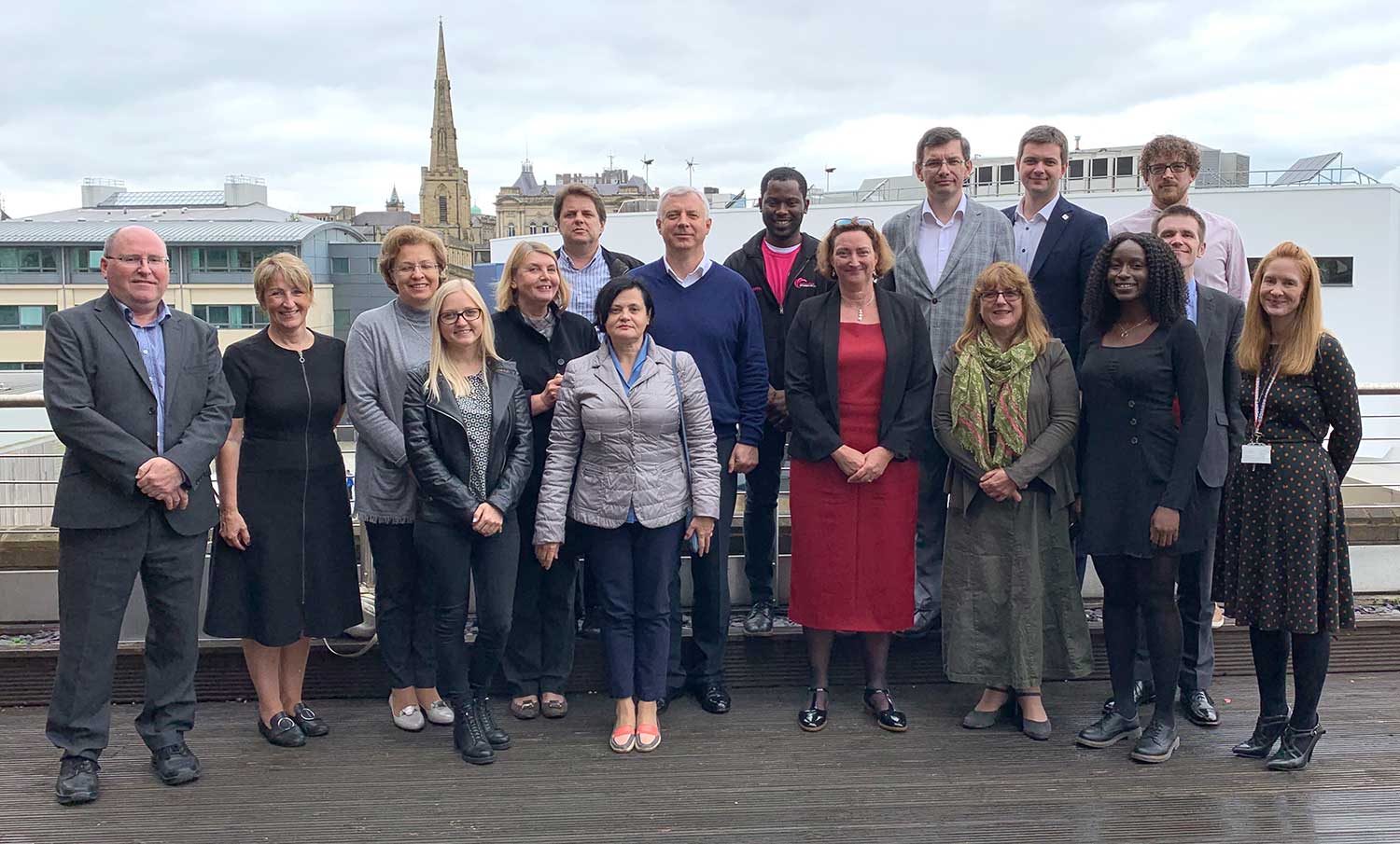 Ukraine education delegation visits the University of Huddersfield 