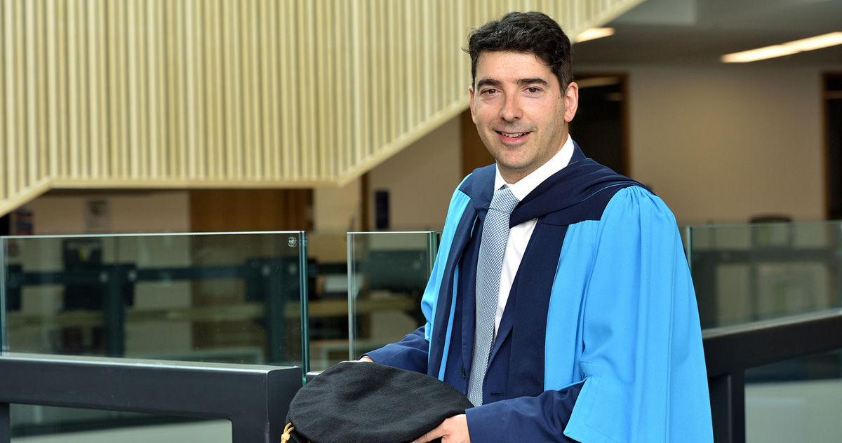 Huddersfield graduate, marketer John Bernard