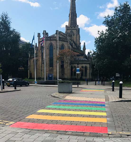 Rainbow Pedestrian Crossing