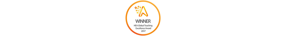 The Global Teaching Excellence Award - winner's badge