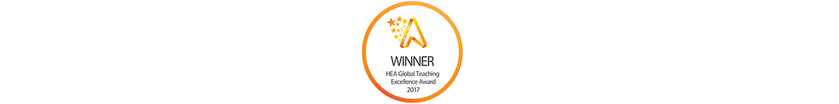 The Global Teaching Excellence Award - winner's badge