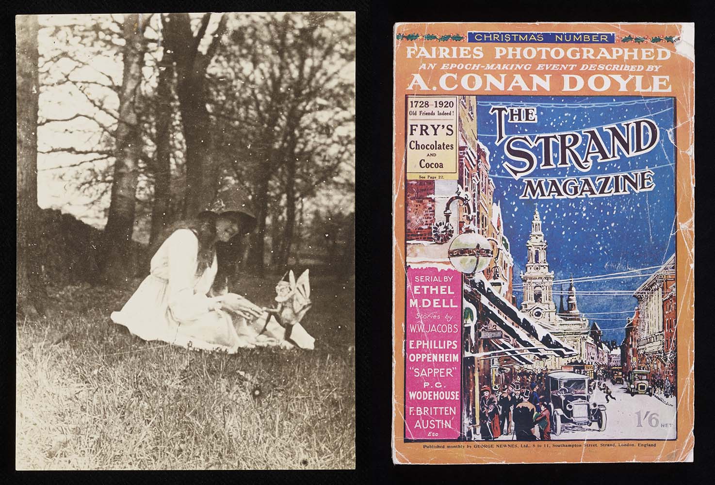 The Strand Magazine and one of the Cottingley Fairy photos