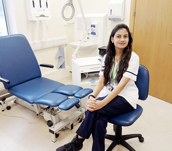 Graduating students – Poorvi Sharma BSc(Hons) Podiatry