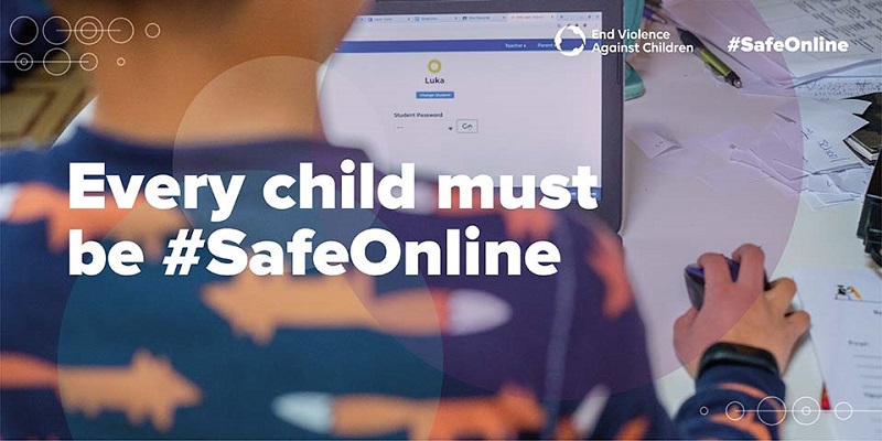 None in three centre every child should be safe online