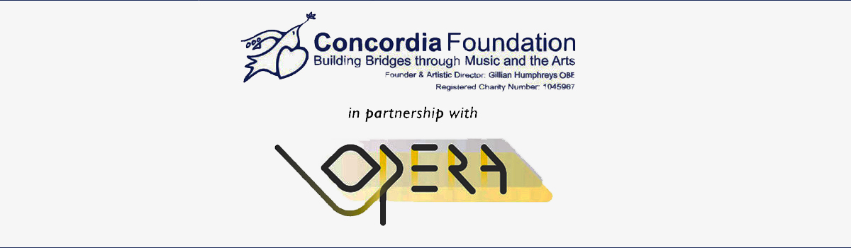 Logos of the Concordia Foundation and VOPERA